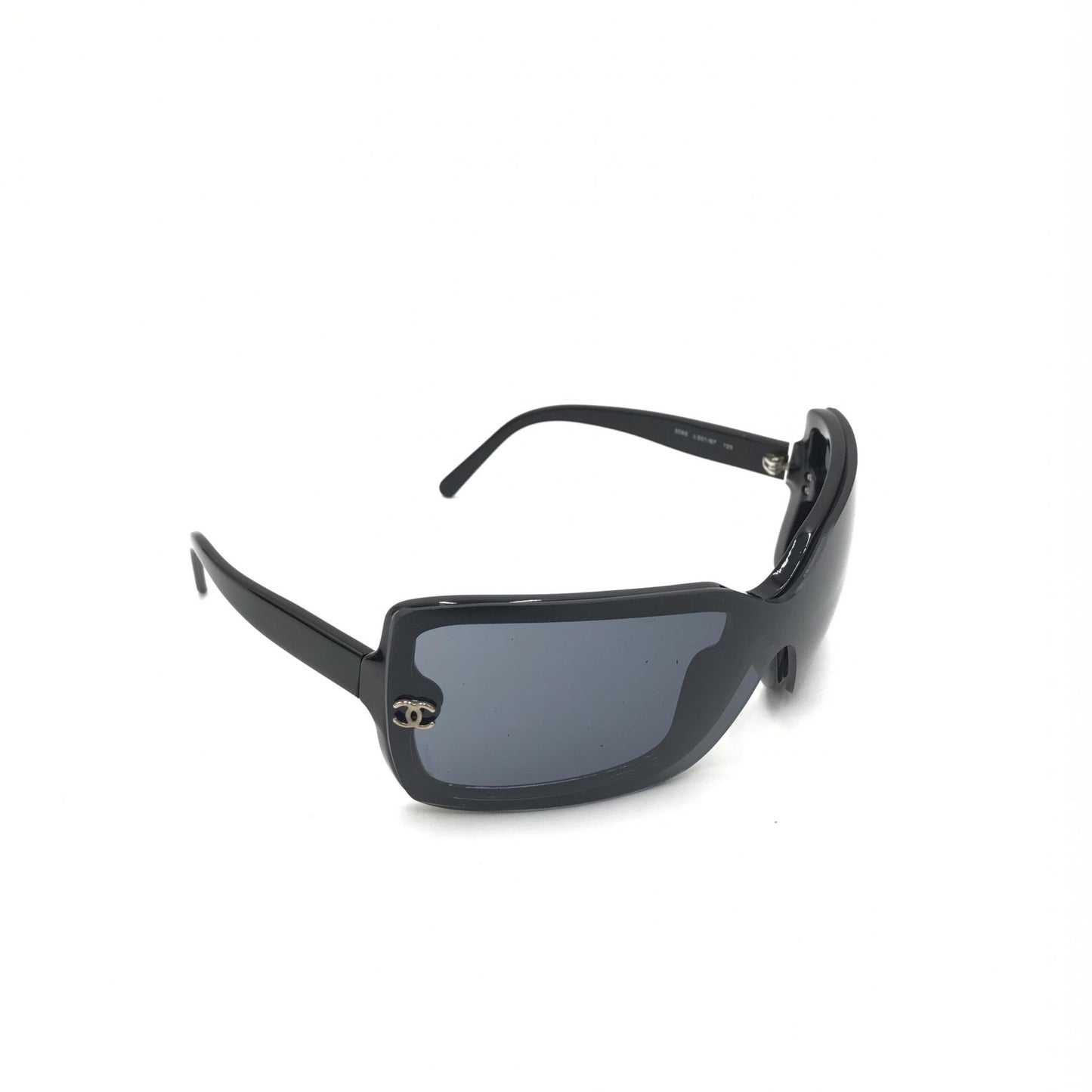 Chanel Oversized Black Sunglasses With Case