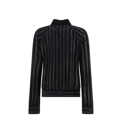 Balmain Black Elastane Sweatshirt