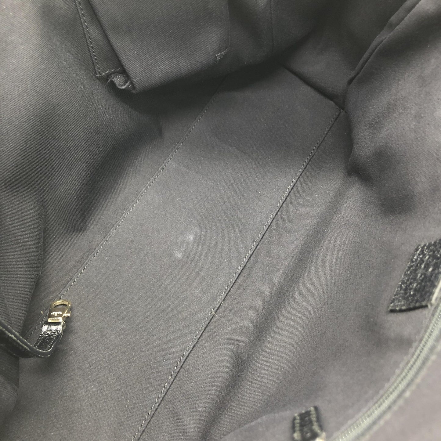 Gucci Black GG Canvas Tote Bag