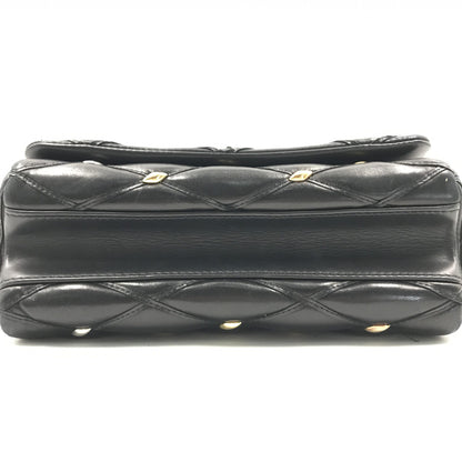 Louis Vuitton Black Quilted Studded Leather GO-14 Malletage PM Bag