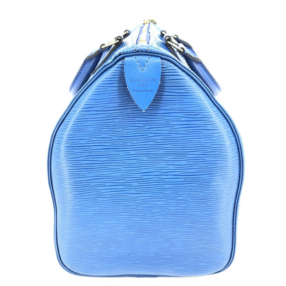 Louis Vuitton Blue Epi Leather Speedy 40 Handbag