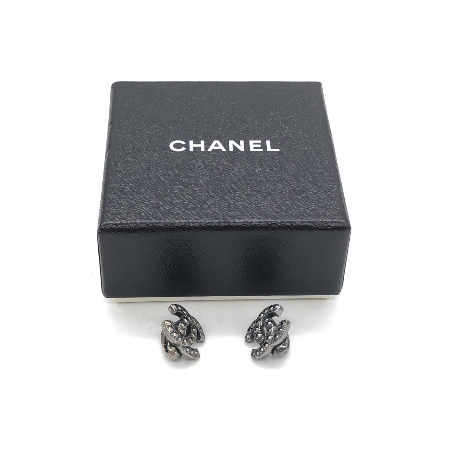 Chanel Coco Mark Rhinestone Earrings