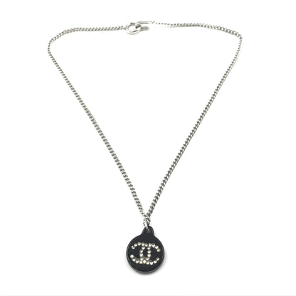 Chanel Coco Mark Rhinestone Necklace
