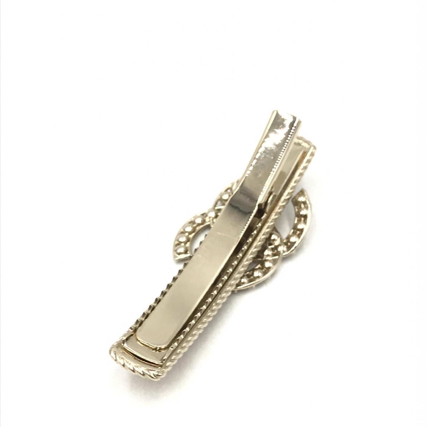 Chanel Crystal Pearl CC Hair Clip