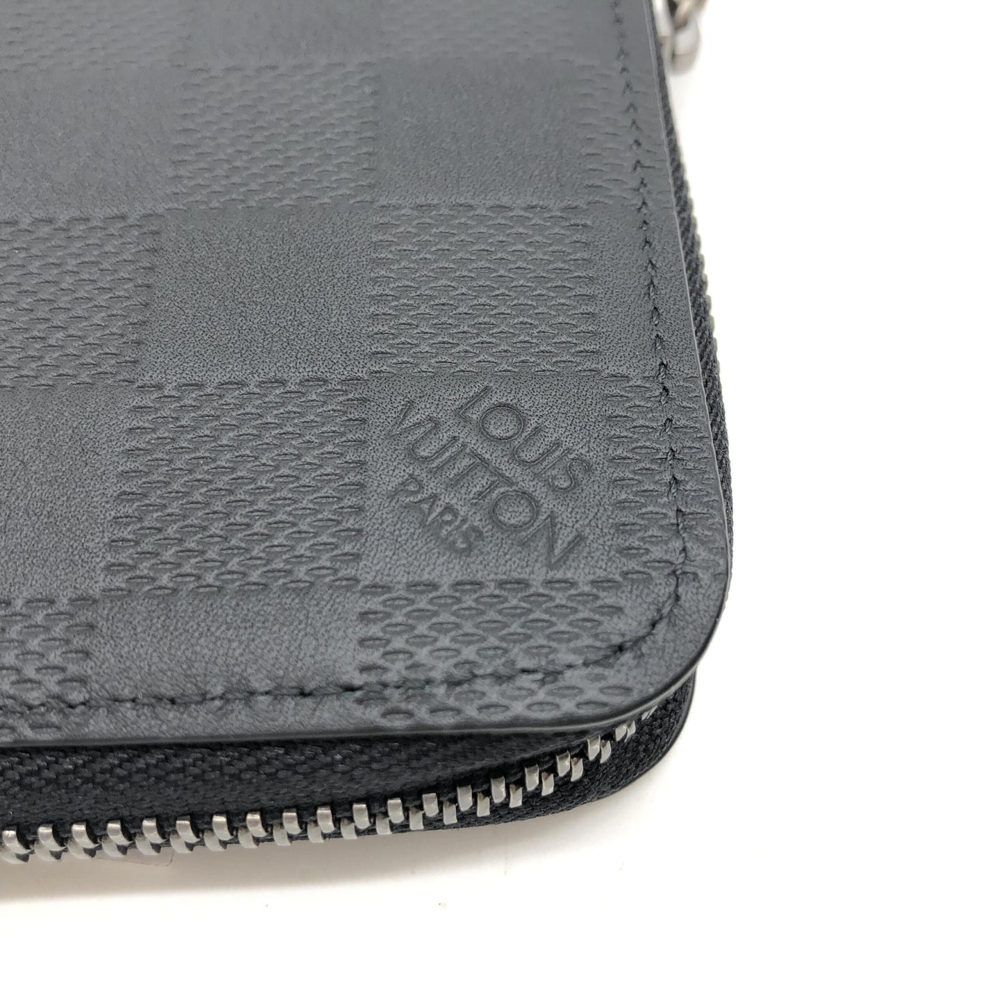 Louis Vuitton Damier Infini Zippy Wallet In Black