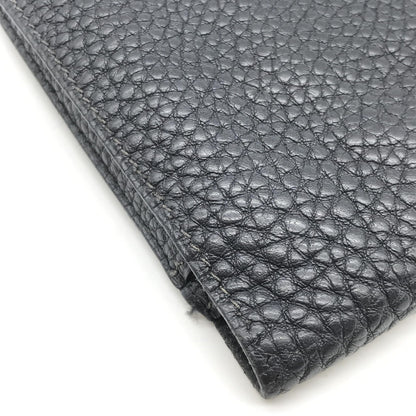 Hermès Dogon Leather Wallet In Black