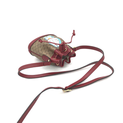 Doraemon X Gucci Coated Canvas Bucket Bag