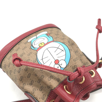 Doraemon X Gucci Coated Canvas Bucket Bag