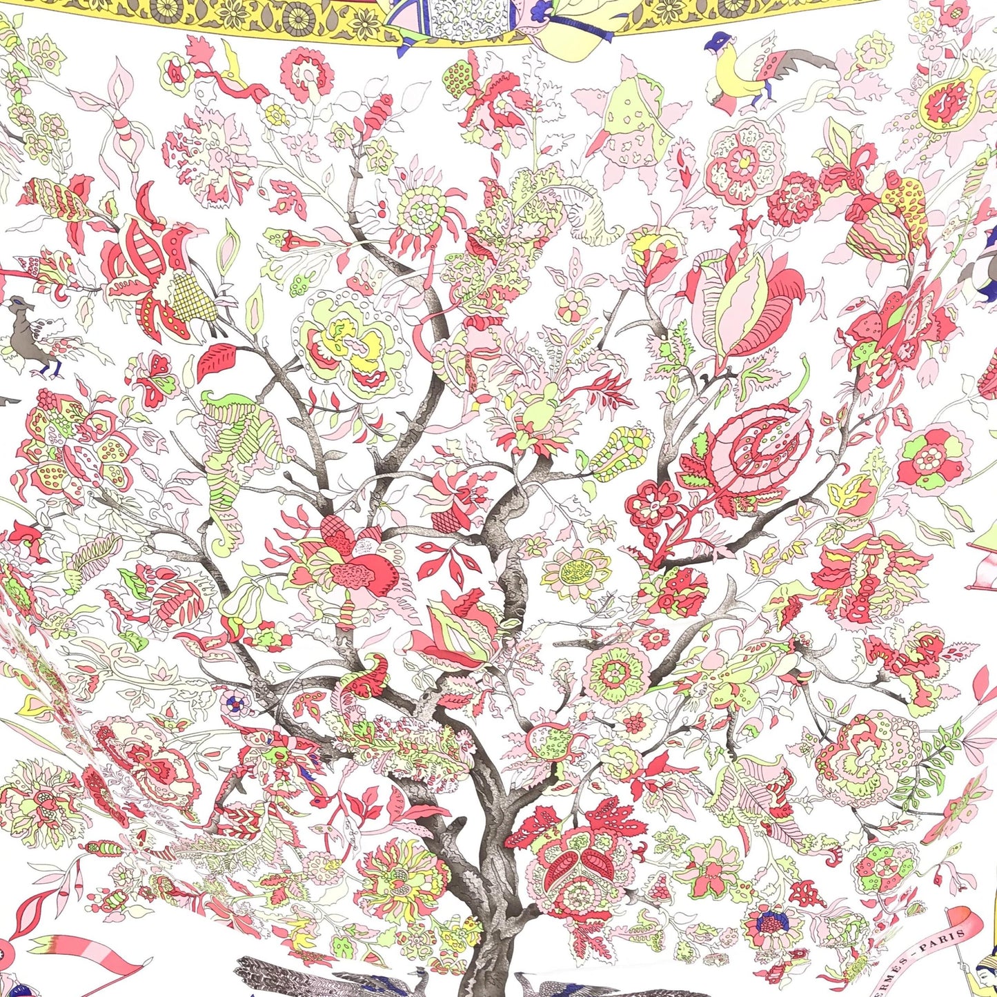 Hermès Fantaisies Indiennes Silk Scarf