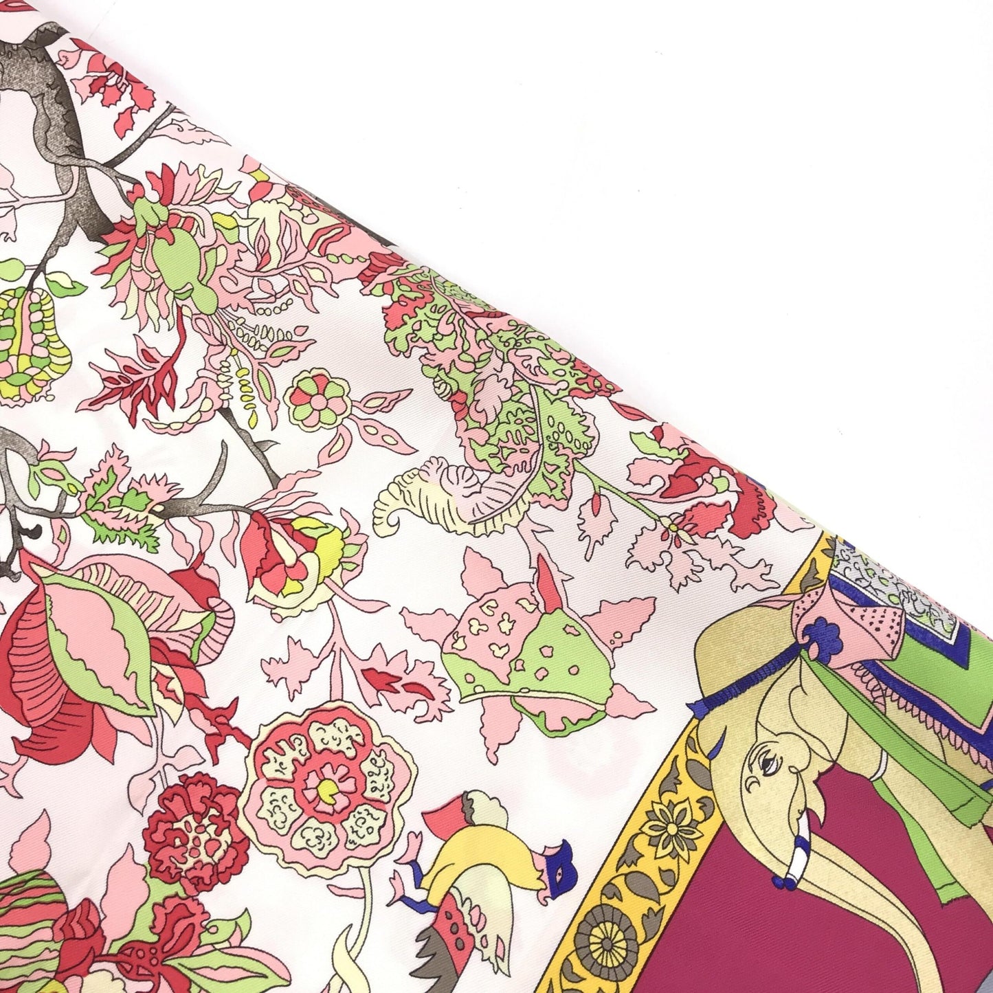 Hermès Fantaisies Indiennes Silk Scarf