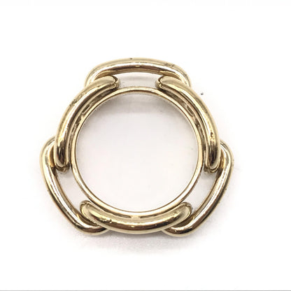 Hermès Gold-Plated Scarf Ring Accessory
