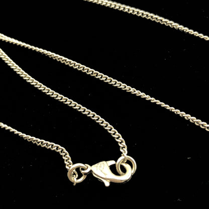 Chanel Gold Tone CC Circle Pendant Necklace