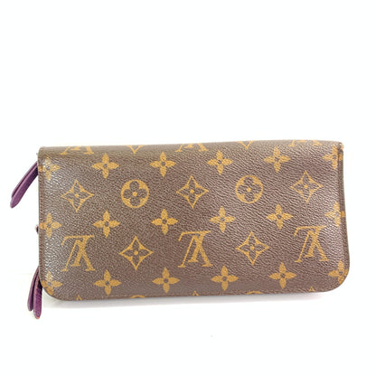 Louis Vuitton Monogram Zip Long Wallet