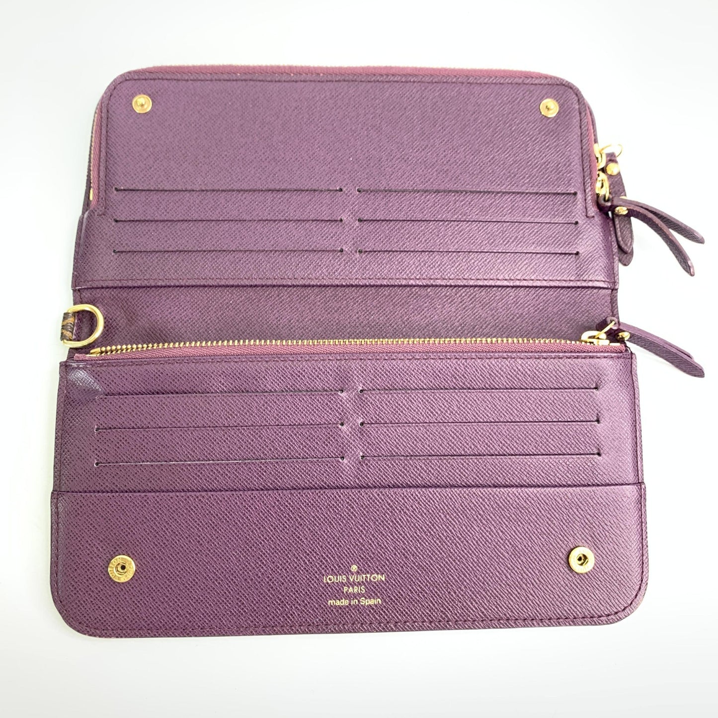 Louis Vuitton Monogram Zip Long Wallet