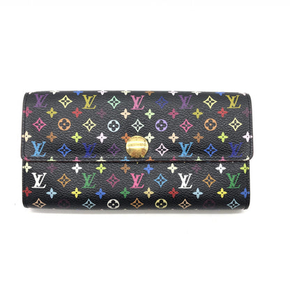 Louis Vuitton Multicolore Monogram Pattern Coated Canvas Sarah Wallet