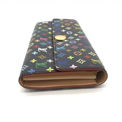 Louis Vuitton Multicolore Monogram Pattern Coated Canvas Sarah Wallet