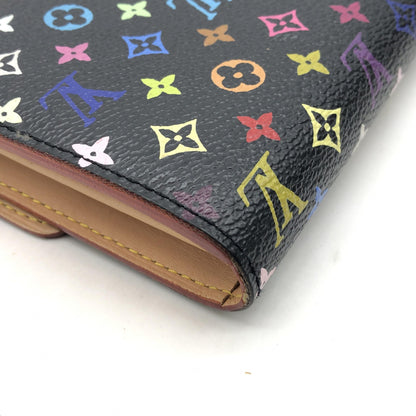Louis Vuitton Multicolore Monogram Pattern Coated Canvas Sarah Wallet