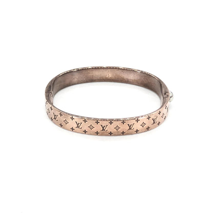 Louis Vuitton Nanogram Cuff Bangle/Plated
