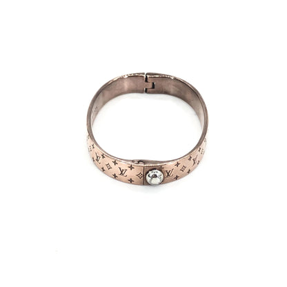 Louis Vuitton Nanogram Cuff Bangle/Plated