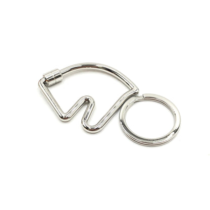 Hermès Palladium Cheval Key Ring Design