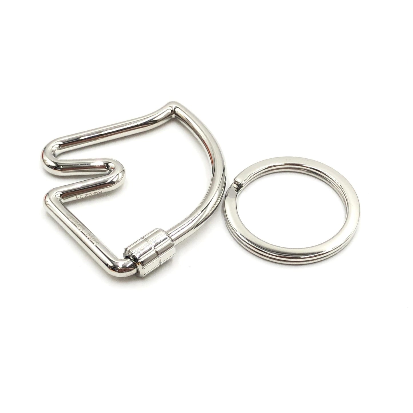 Hermès Palladium Cheval Key Ring Design