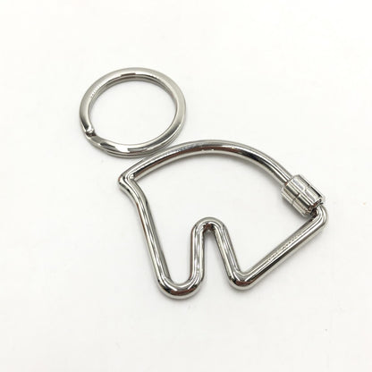 Hermès Palladium Cheval Key Ring Design