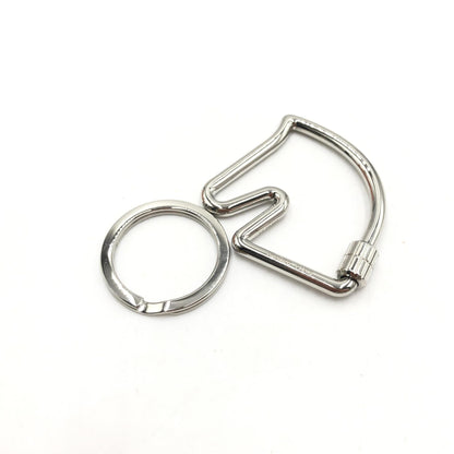 Hermès Palladium Cheval Key Ring Design