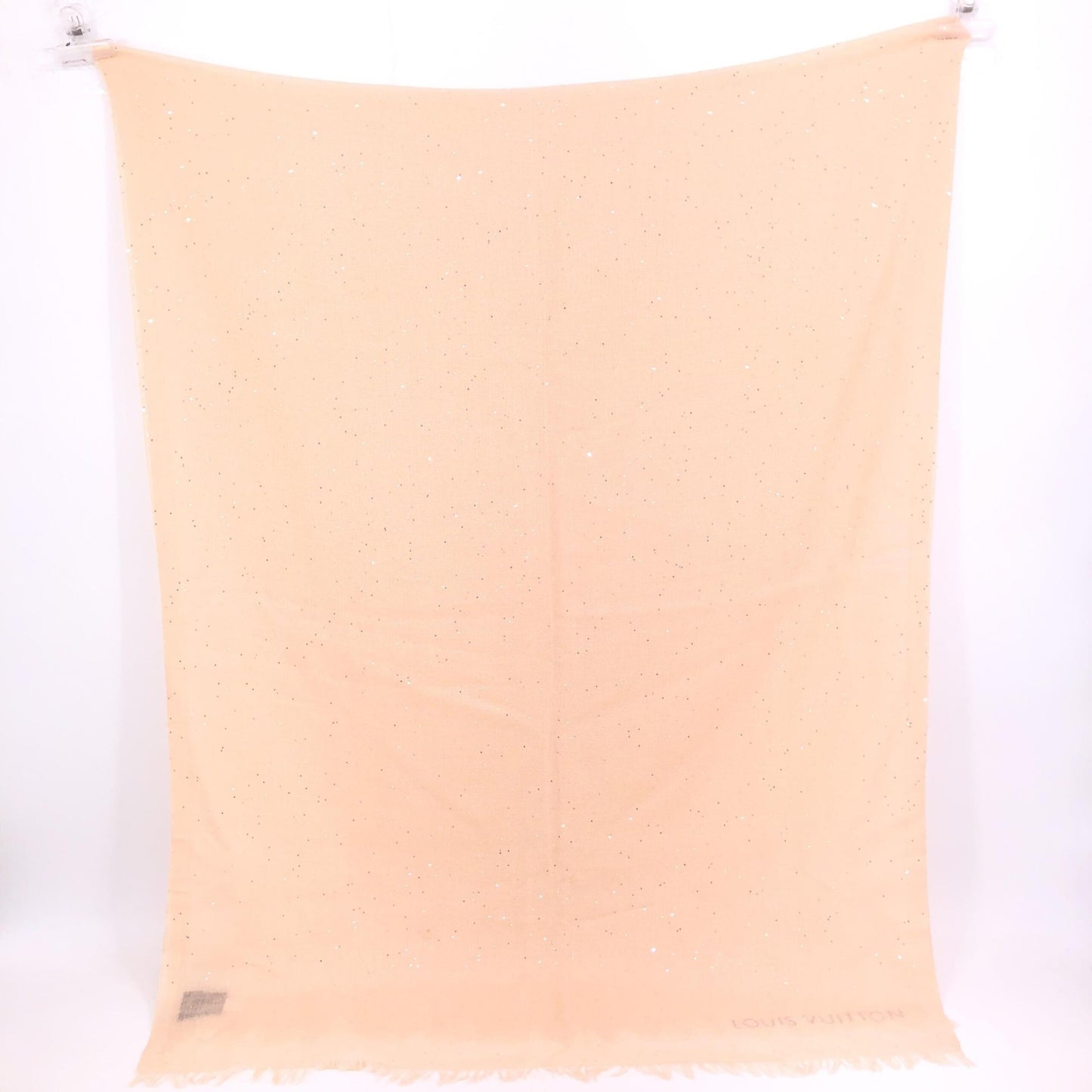Louis Vuitton Pink Monogram Classic Shawl In Silk Mix