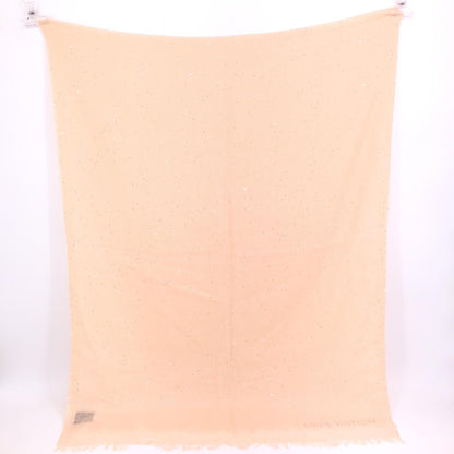 Louis Vuitton Pink Monogram Classic Shawl In Silk Mix