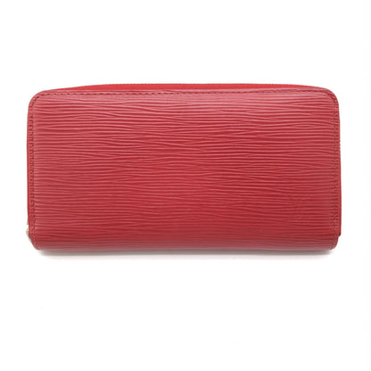 Louis Vuitton Red Epi Leather Zippy Wallet