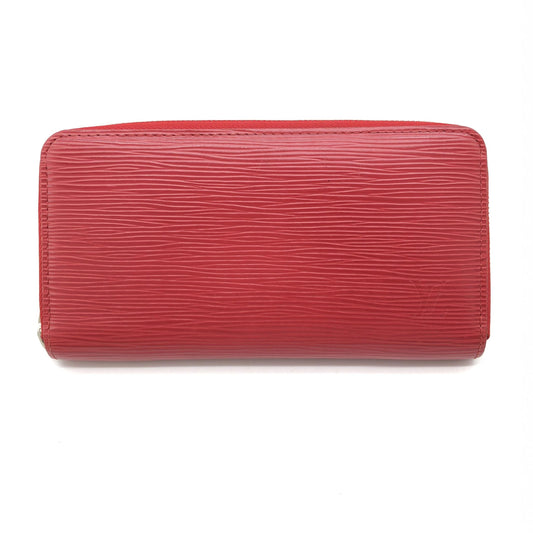 Louis Vuitton Red Epi Leather Zippy Wallet