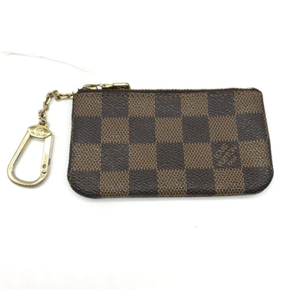 Louis Vuitton Pochette CléS Damier Ebene Canvas Key Pouch, GHW