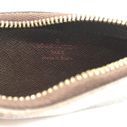 Louis Vuitton Pochette CléS Damier Ebene Canvas Key Pouch, GHW