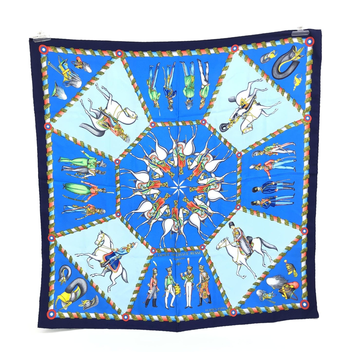 Hermès Silk Scarf With Imperial Russian Theme