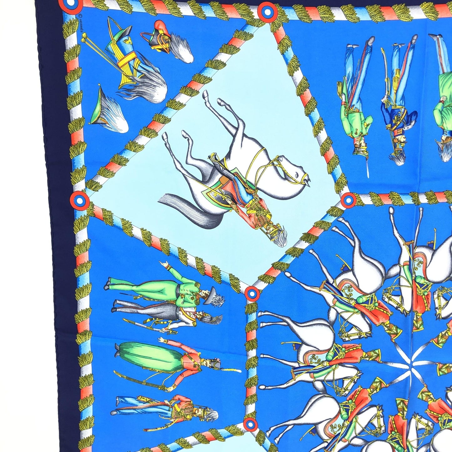 Hermès Silk Scarf With Imperial Russian Theme