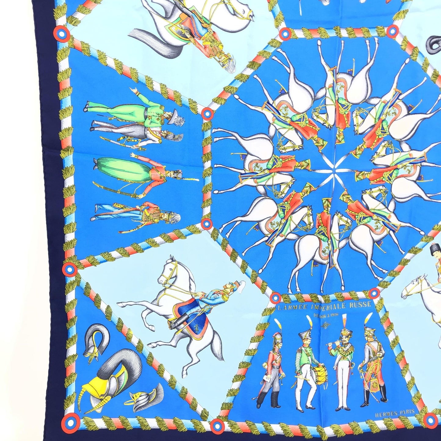 Hermès Silk Scarf With Imperial Russian Theme