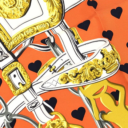 Hermès Silk Brides De Gala Love Scarf 90Cm