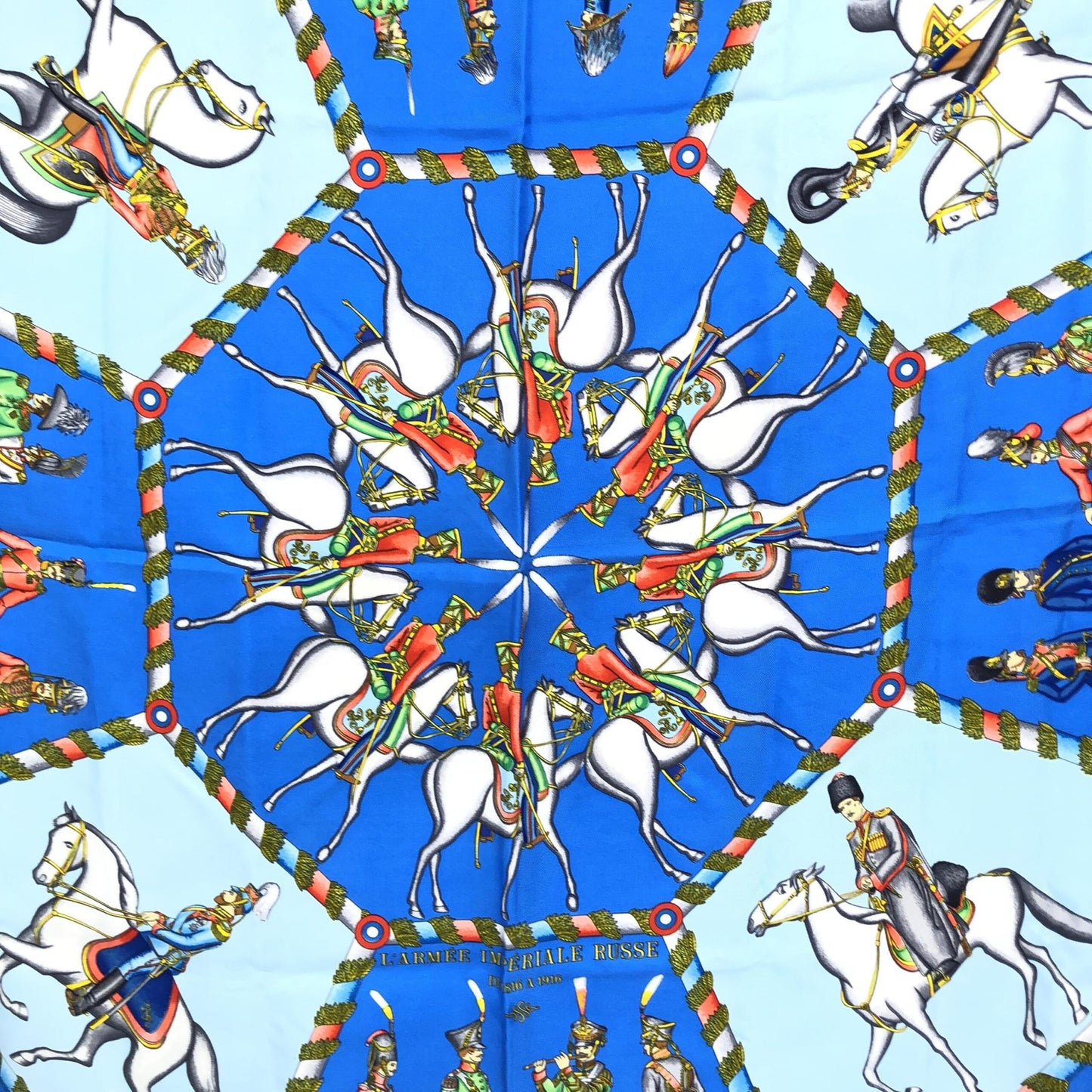 Hermès Silk Scarf With Imperial Russian Theme