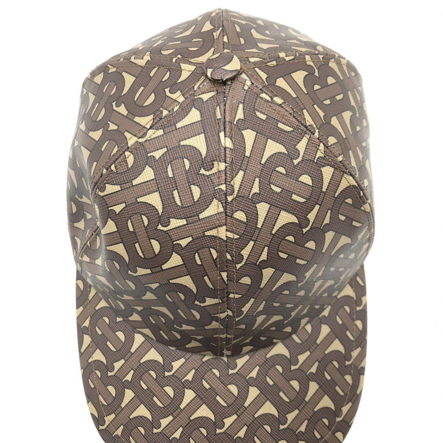 Burberry TB Monogram Baseball Cap In Brown