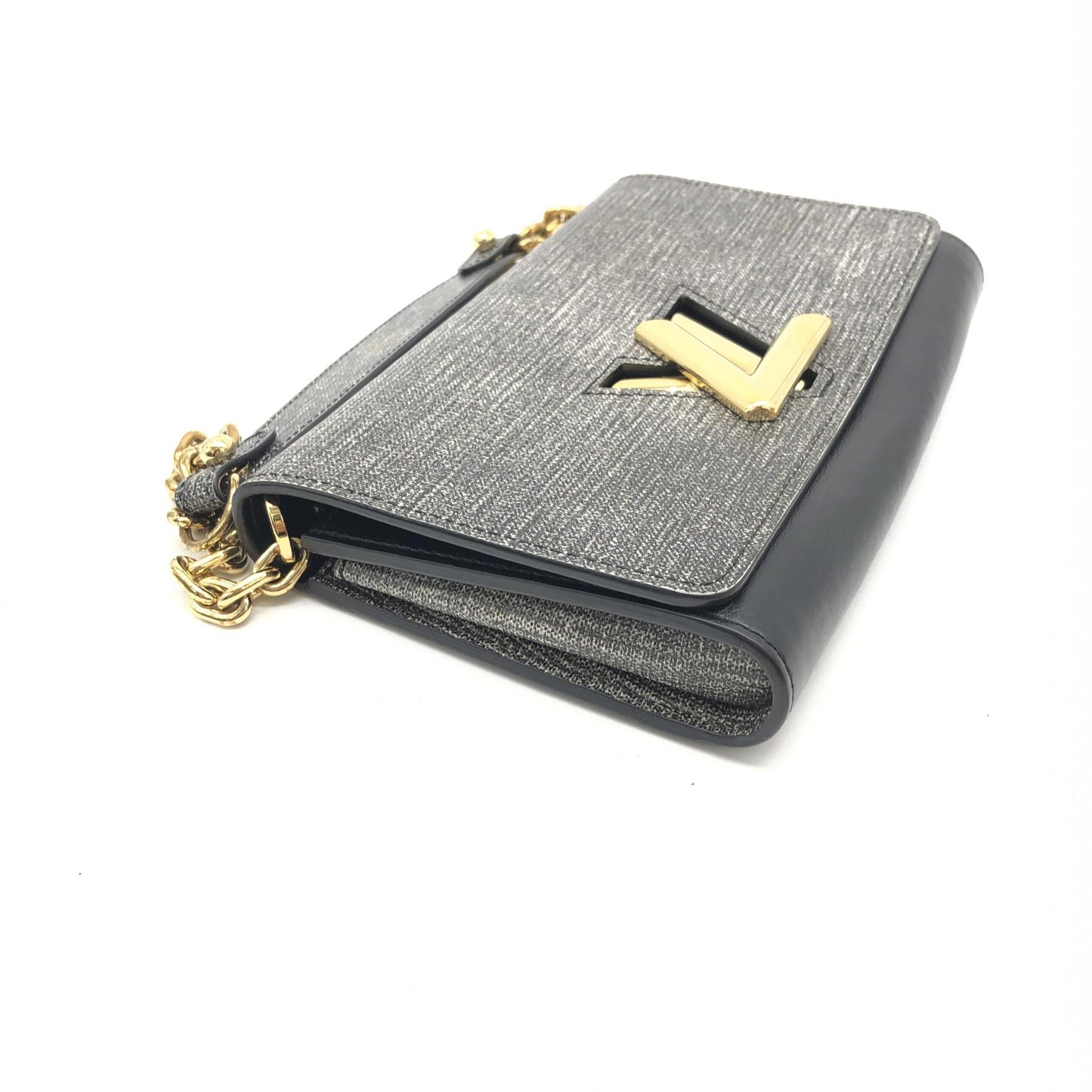 Louis Vuitton Twist PM Grey Epi Leather With GHW And Box, Dustcover