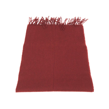 Hermès Wool Scarf In Deep Burgundy