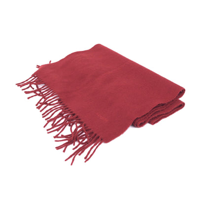 Hermès Wool Scarf In Deep Burgundy