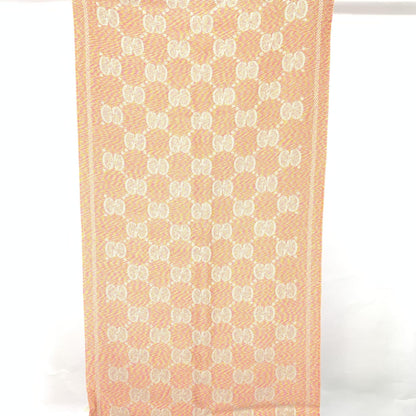 Gucci Wool GG Logo Scarf In Pink