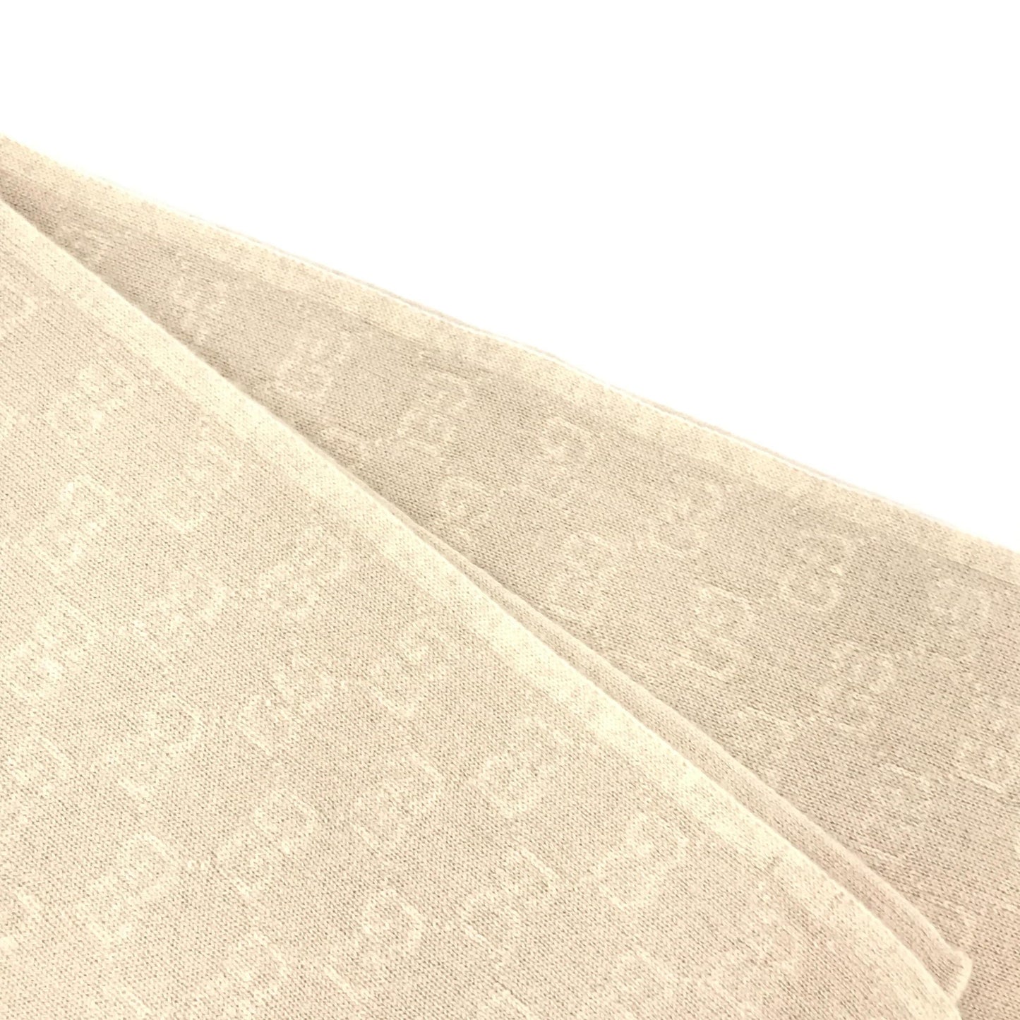 Gucci Wool Scarf With Gg Logo Pattern