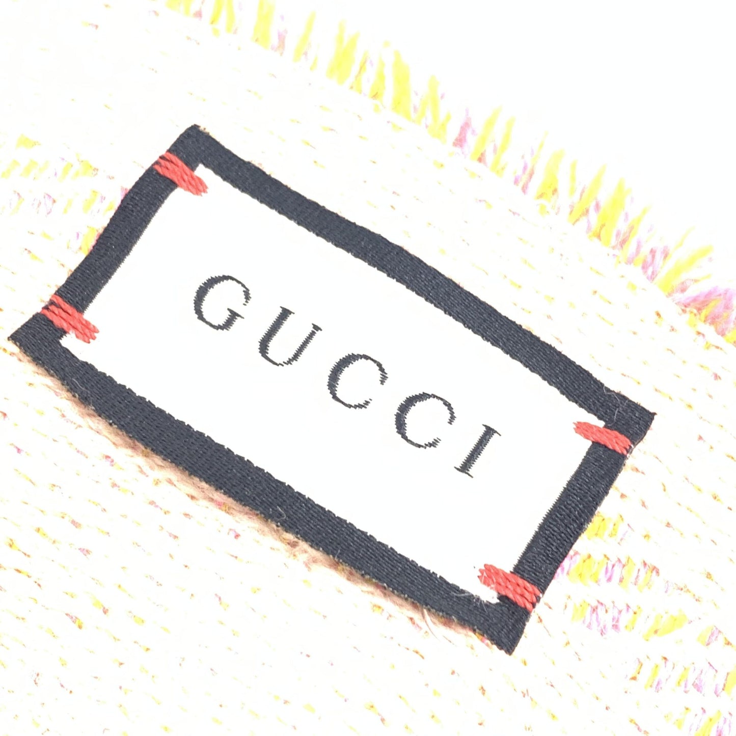 Gucci Wool GG Logo Scarf In Pink