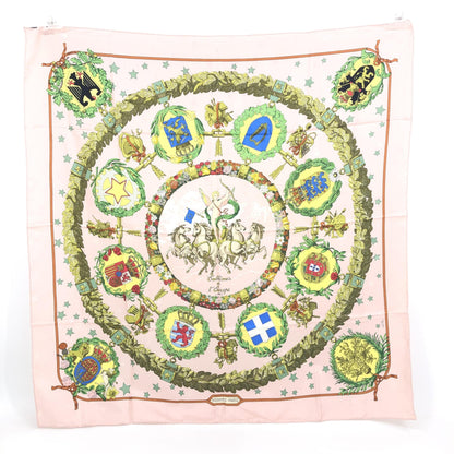 Hermès LOUIS VUITTON EmblèMes D'Europe Silk Scarf