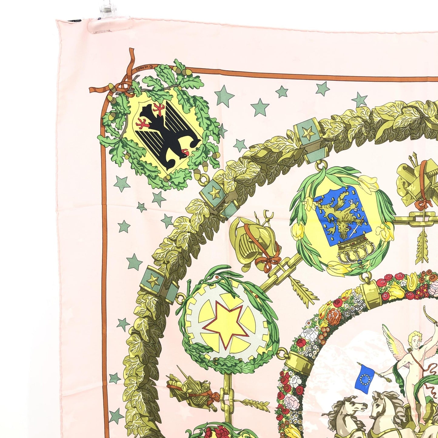 Hermès LOUIS VUITTON EmblèMes D'Europe Silk Scarf