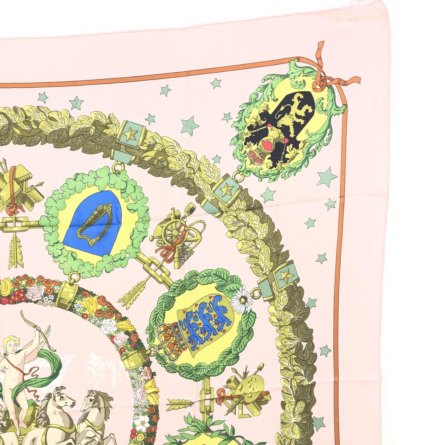 Hermès LOUIS VUITTON EmblèMes D'Europe Silk Scarf