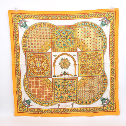 Hermès HERMÈS Carre 45 100% Silk Scarf "CIELS BYZANTINS"