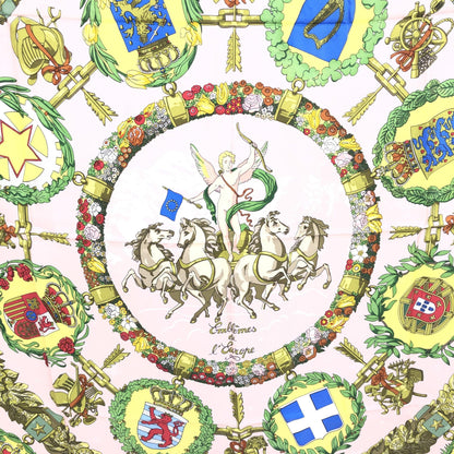 Hermès LOUIS VUITTON EmblèMes D'Europe Silk Scarf